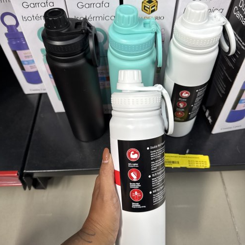 GARRAFA ISOTÉRMICO C/SUPORTE MAGNÉTICO 800ML