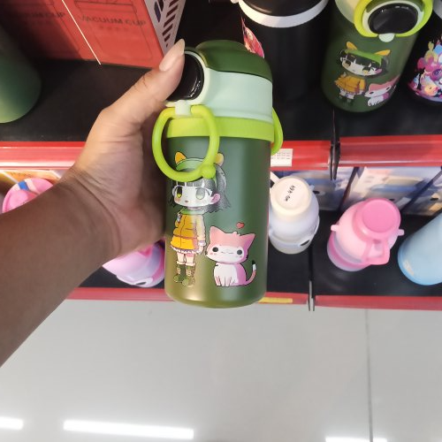 Garrafa de inox com termômetro 550ml