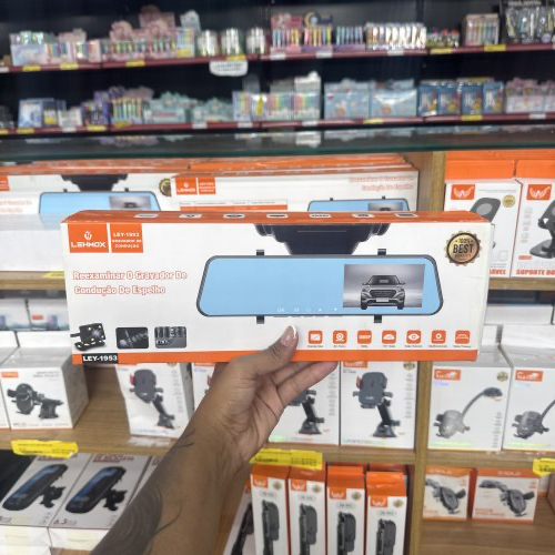 CÂMERA VEICULAR GRAVADOR DE CONDUÇÃO (RETROVISOR)