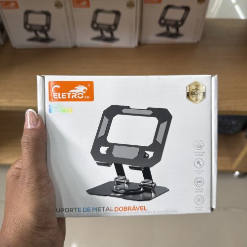 SUPORTE DE METAL DOBRÁVEL PARA TABLET