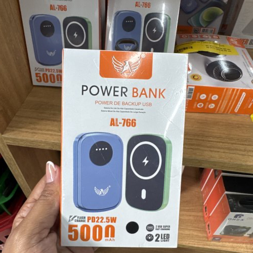 CARREGADOR POWER BANK 5000 C/ INDUÇÃO