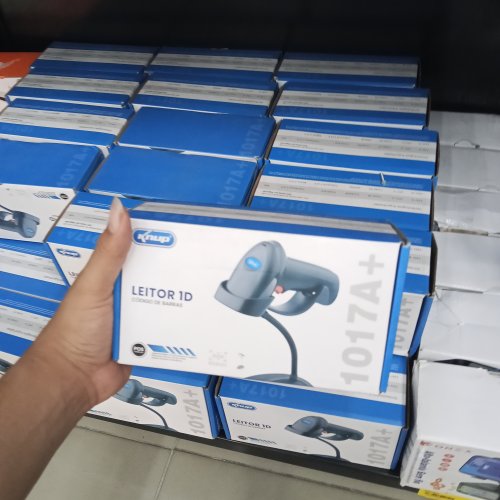 Leitor de código de barras laser de alta precisão