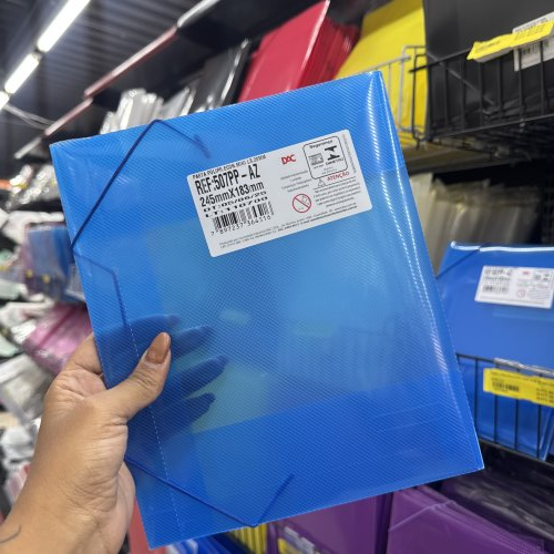 PASTA DE PLÁSTICO AZUL 245mmX183mm